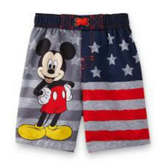 mickey mouse swimming trunks